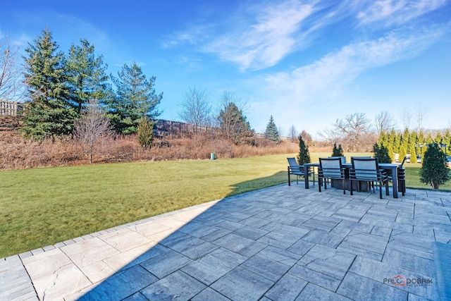 view of patio