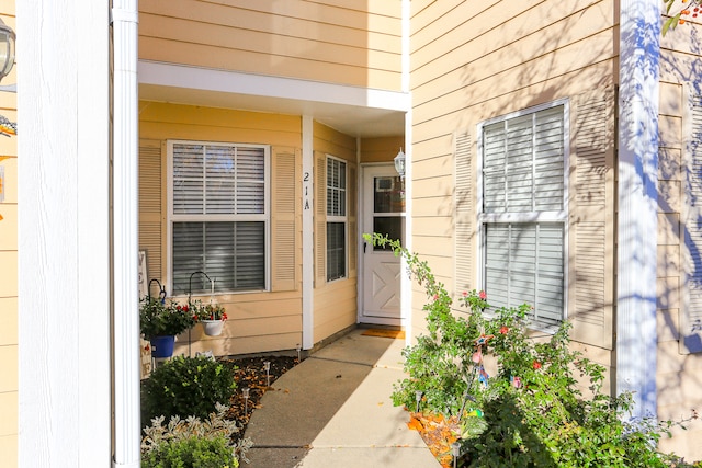 view of entrance to property