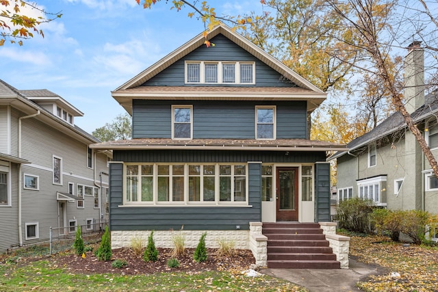 view of front of property