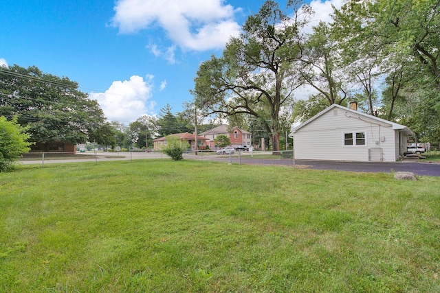 view of yard