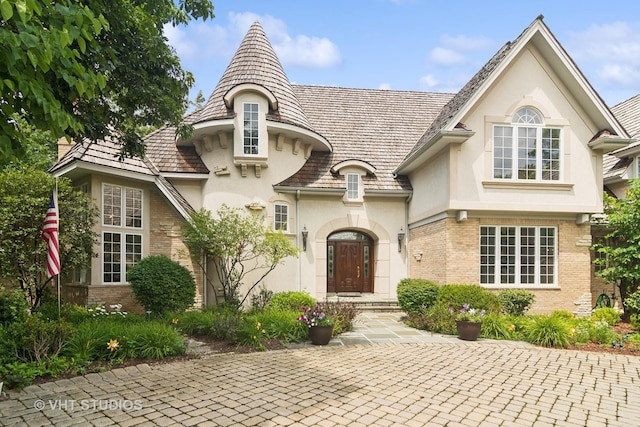 view of french provincial home