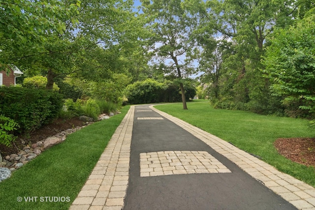 surrounding community featuring a yard