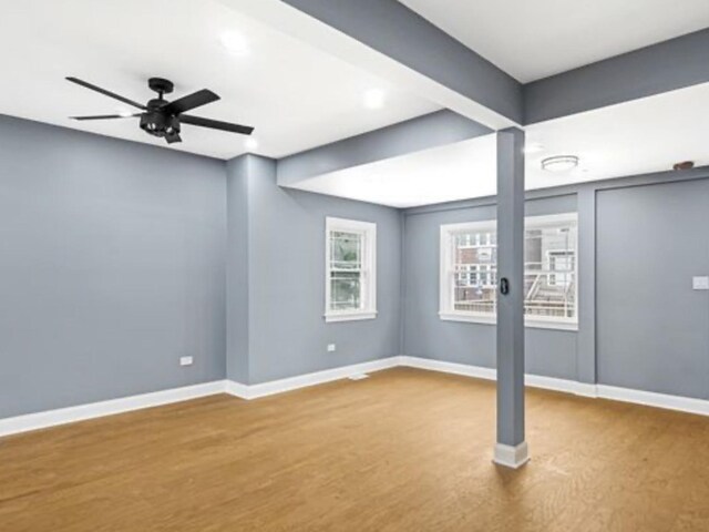 dining space featuring light wood-type flooring