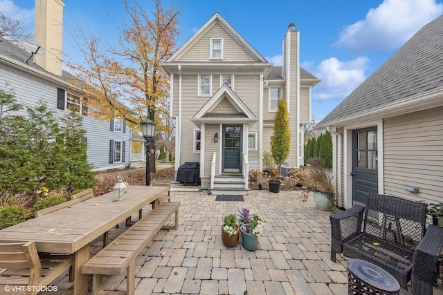 exterior space with a patio