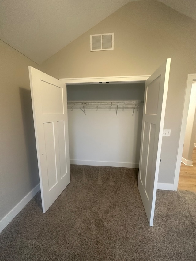 view of closet