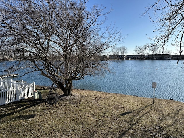 view of water feature