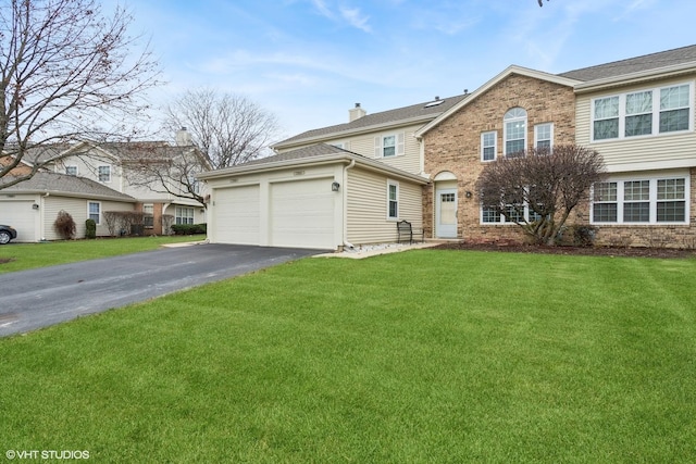 view of front of house with a front yard