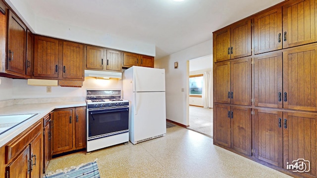 kitchen with white appliances