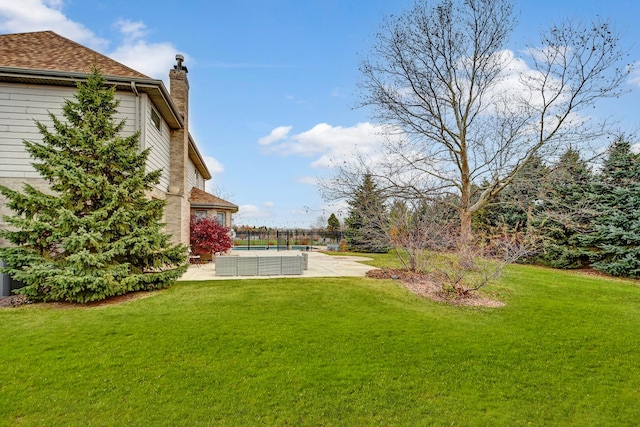 view of yard with a patio