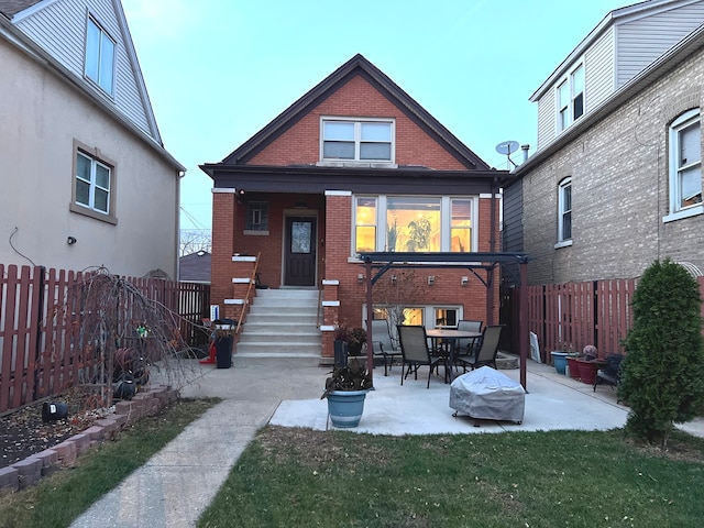 view of rear view of property