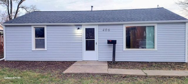 view of front of home