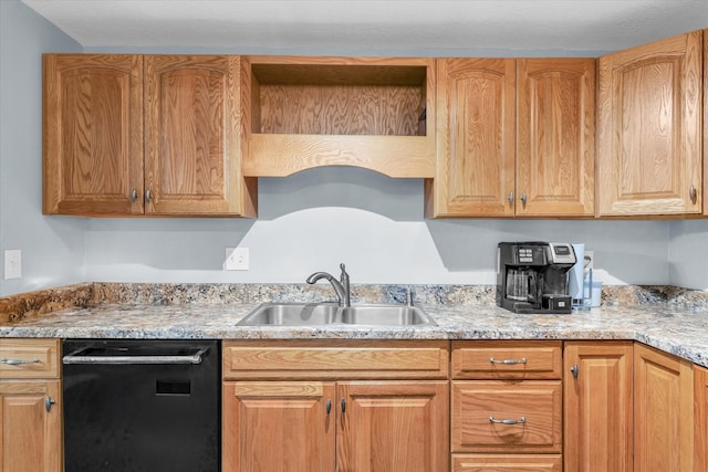 kitchen with dishwasher and sink