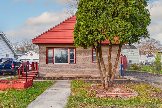 view of bungalow-style home