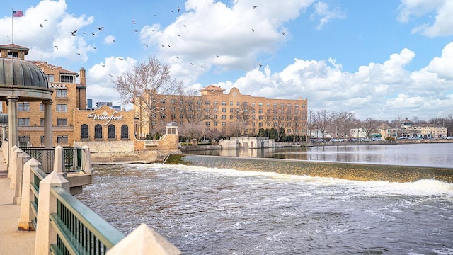 view of water feature