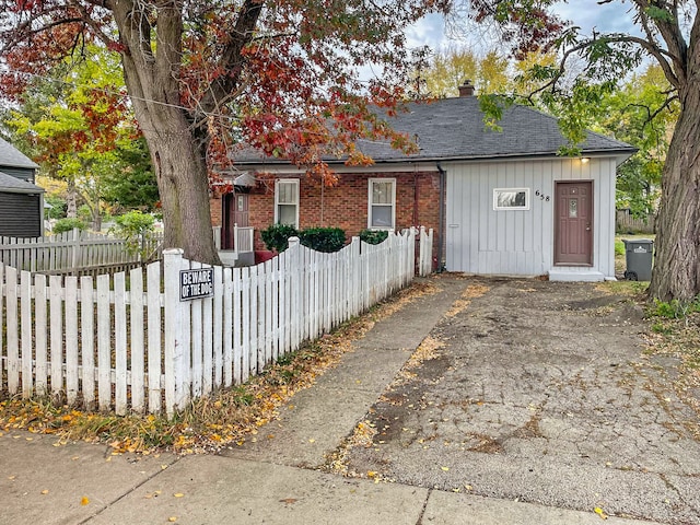 view of front of home