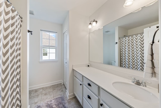 13710 Buchanan Dr, Lemont, IL 60439 - full bathroom with vanity and a shower with curtain