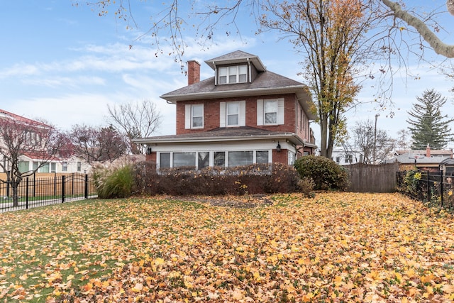 view of front of property