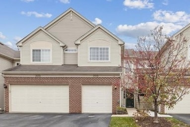 view of front property with a garage