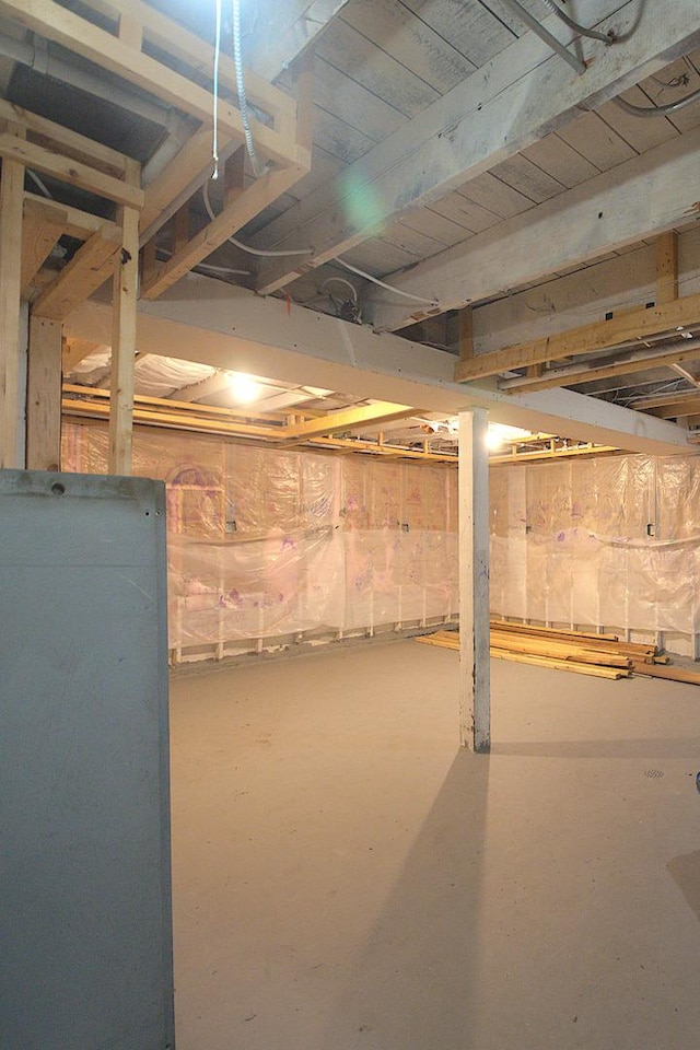 280A W Exchange St, Crete, IL 60417 - view of unfinished below grade area