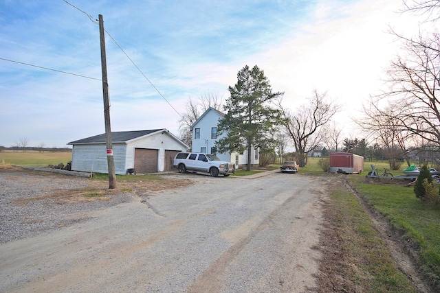 view of road