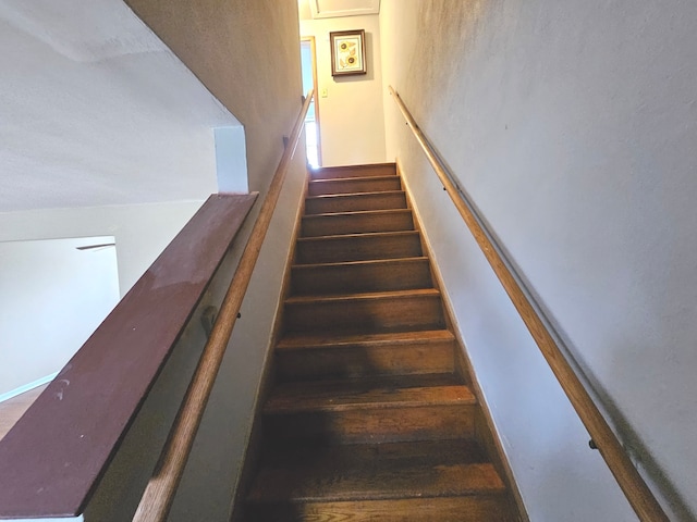 view of stairs