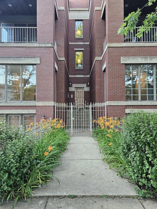 view of entrance to property