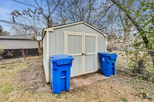 view of outdoor structure