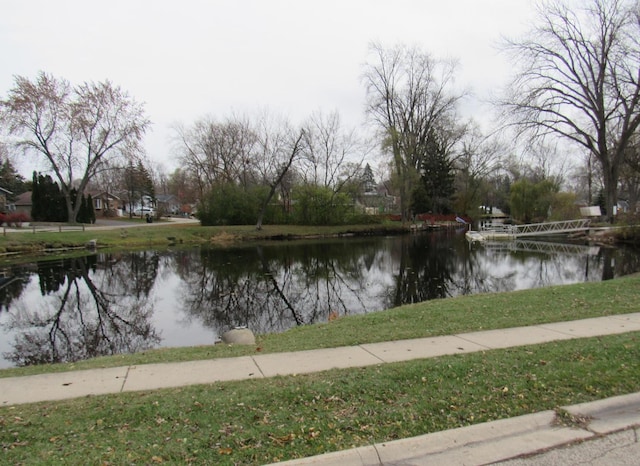 property view of water