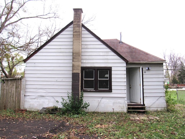 view of rear view of house