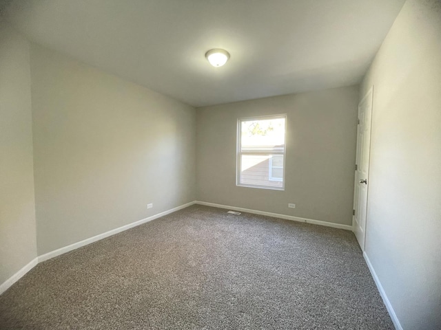 empty room with carpet floors