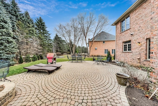 view of patio / terrace with grilling area