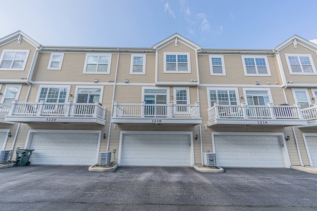 view of front of home featuring central AC