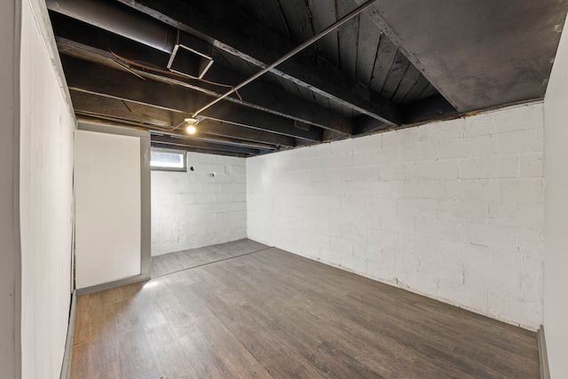 1326 Arthur Ave, Joliet, IL 60432 - below grade area featuring wood finished floors
