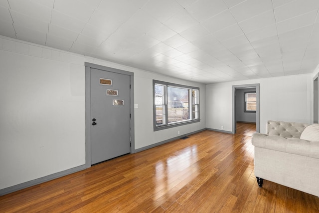 1326 Arthur Ave, Joliet, IL 60432 - living area featuring wood finished floors and baseboards