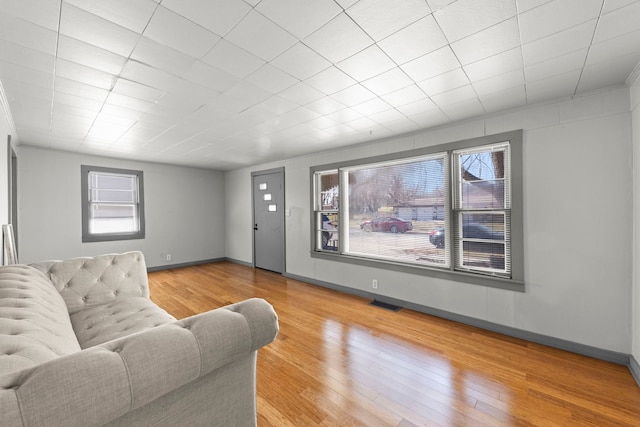 1326 Arthur Ave, Joliet, IL 60432 - living room with wood finished floors and baseboards