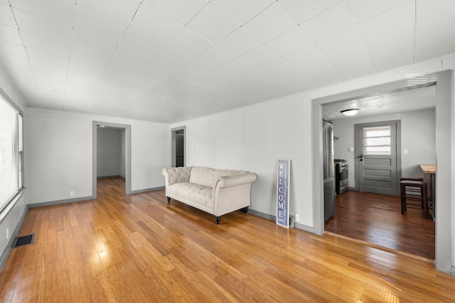 1326 Arthur Ave, Joliet, IL 60432 - sitting room featuring light wood-type flooring and baseboards