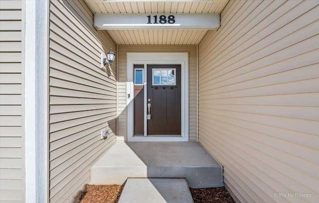 view of entrance to property