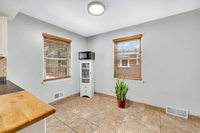 interior space featuring a wealth of natural light