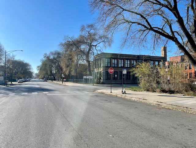 view of road