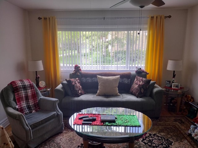 view of living room