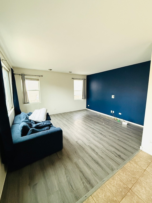 interior space featuring light wood-type flooring