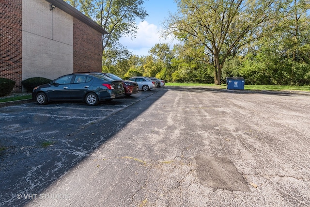 view of vehicle parking