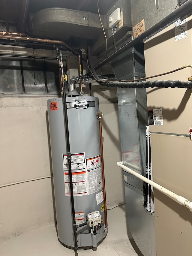 utilities with gas water heater