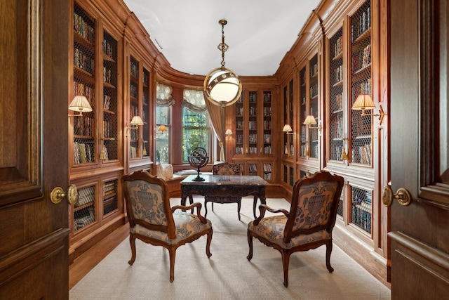 interior space featuring light hardwood / wood-style flooring