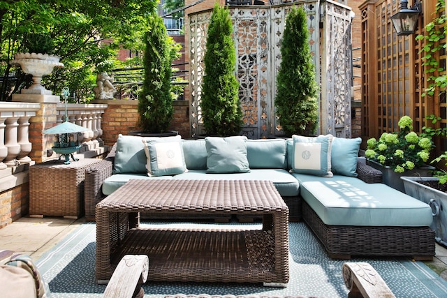 view of patio / terrace with outdoor lounge area