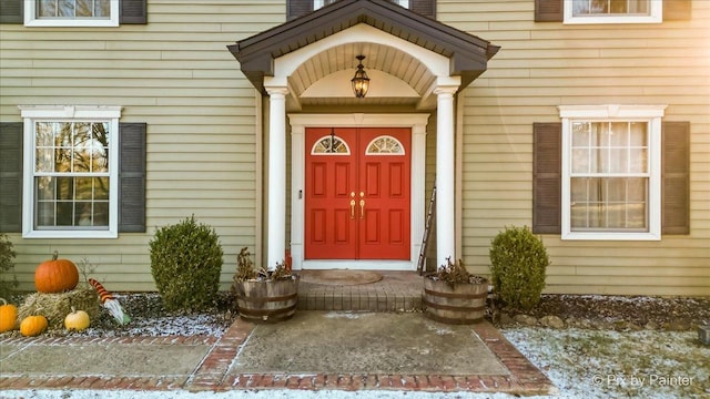 view of entrance to property