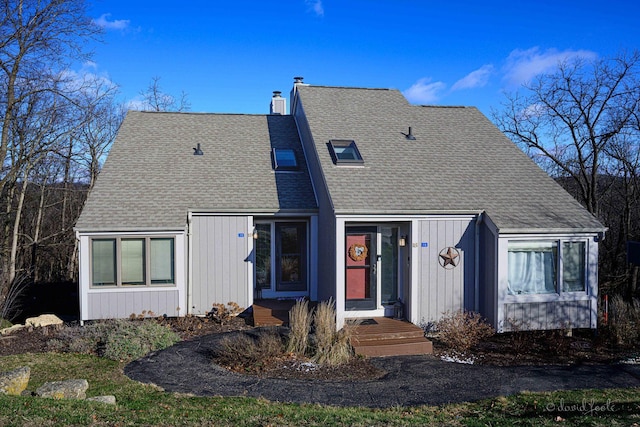 view of front of home