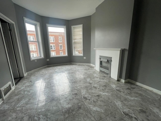 view of unfurnished living room