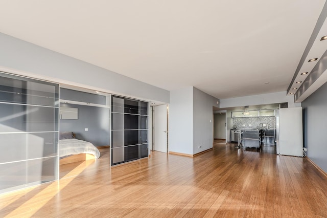 interior space featuring hardwood / wood-style flooring