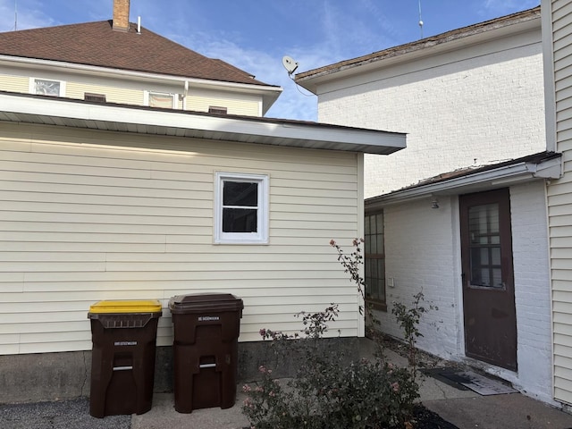 view of back of property